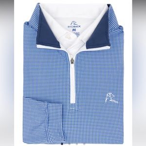 NWT RHOBACK Dogstooth Q-Zip